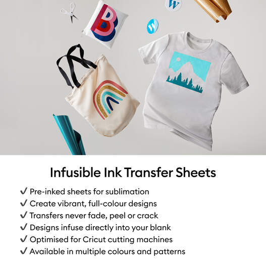Feuilles de transfert Infusible Ink&trade; 30,5 cm x 30,5 cm (12 po x 12 po)