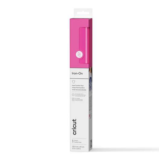 Iron-On (0.6m / 2 ft), Neon Pink