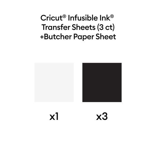 Infusible Ink&trade;-Transferfolien (2 St&uuml;ck), Schwarz