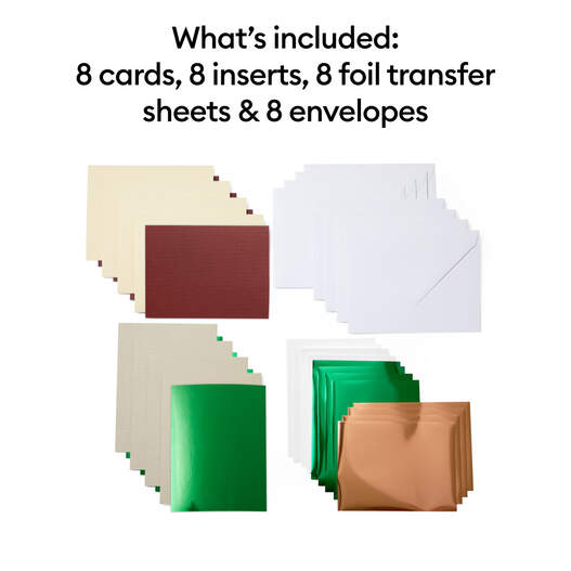 Cartes avec insert transfert de foil Cricut Joy™, collection Cameron - A6 Cartes avec insert transfert de foil Cricut Joy™, collection Cameron - A6