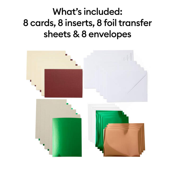 Cricut Joy™ Foil Transfer Insert Cards, Cameron Sampler - A6 Cricut Joy™ Foil Transfer Insert Cards, Cameron Sampler - A6