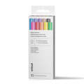 Stylos &agrave; encre gel paillet&eacute;e 0,8 mm, collection arc-en-ciel (10 unit&eacute;s) + adaptateur