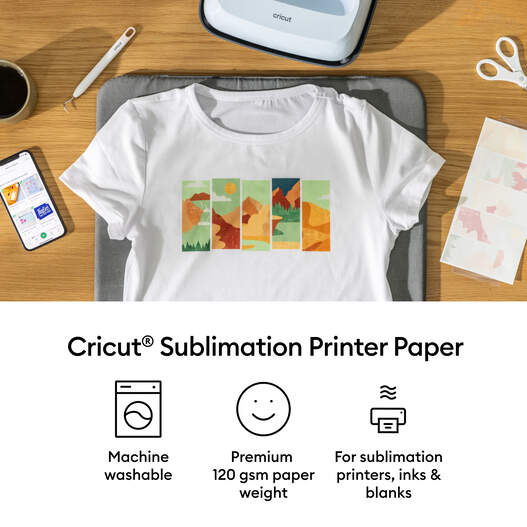 Sublimation Printer Paper - 8.5 in x 11 in (50 ct) Sublimation Printer Paper - 8.5 in x 11 in (50 ct)
