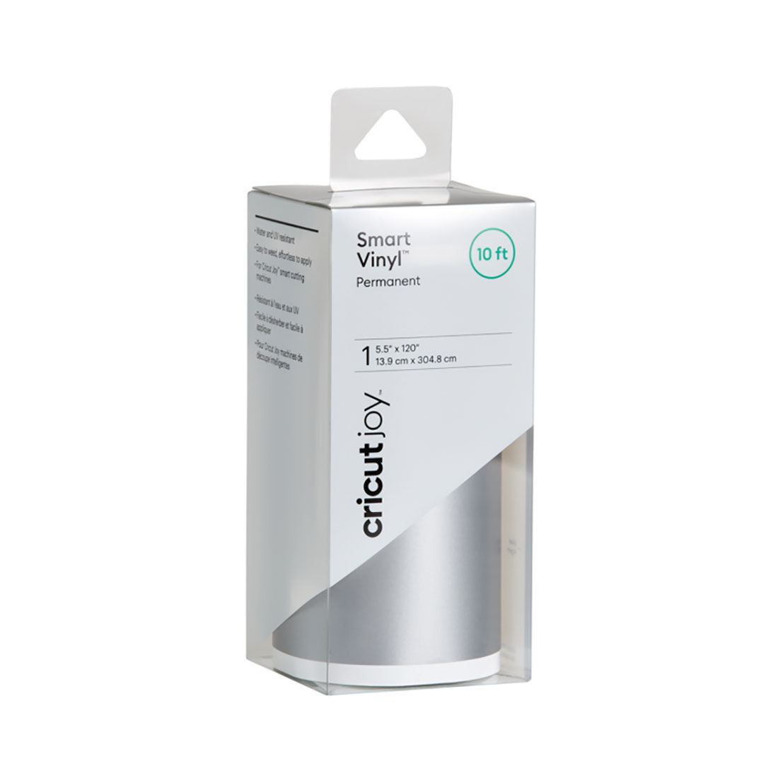 Cricut™ Joy™ Smart Vinyl™ | Permanent Value Roll (10 ft) | Silver