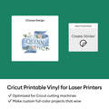 Printable Vinyl for Laser Printer &ndash; A4 (25 ct), White