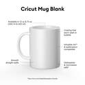 Mug en céramique personnalisable, Blanc - 15 oz/425 ml (6 unités)