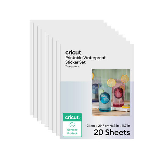 Printable Waterproof Sticker Set &ndash; A4 (20 ct)