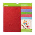 Glitter Cardstock Sampler, Brights  30.5 cm x 30.5 cm (12" x 12")