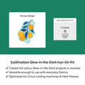 Sublimation Glow-in-the-Dark Iron-On Kit &ndash; A4 (4 ct)