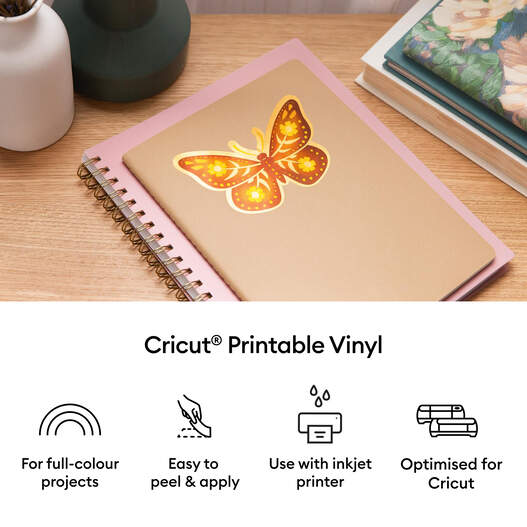 Cricut&trade; Printable Vinyl &ndash; A4 (20 ct), Gold