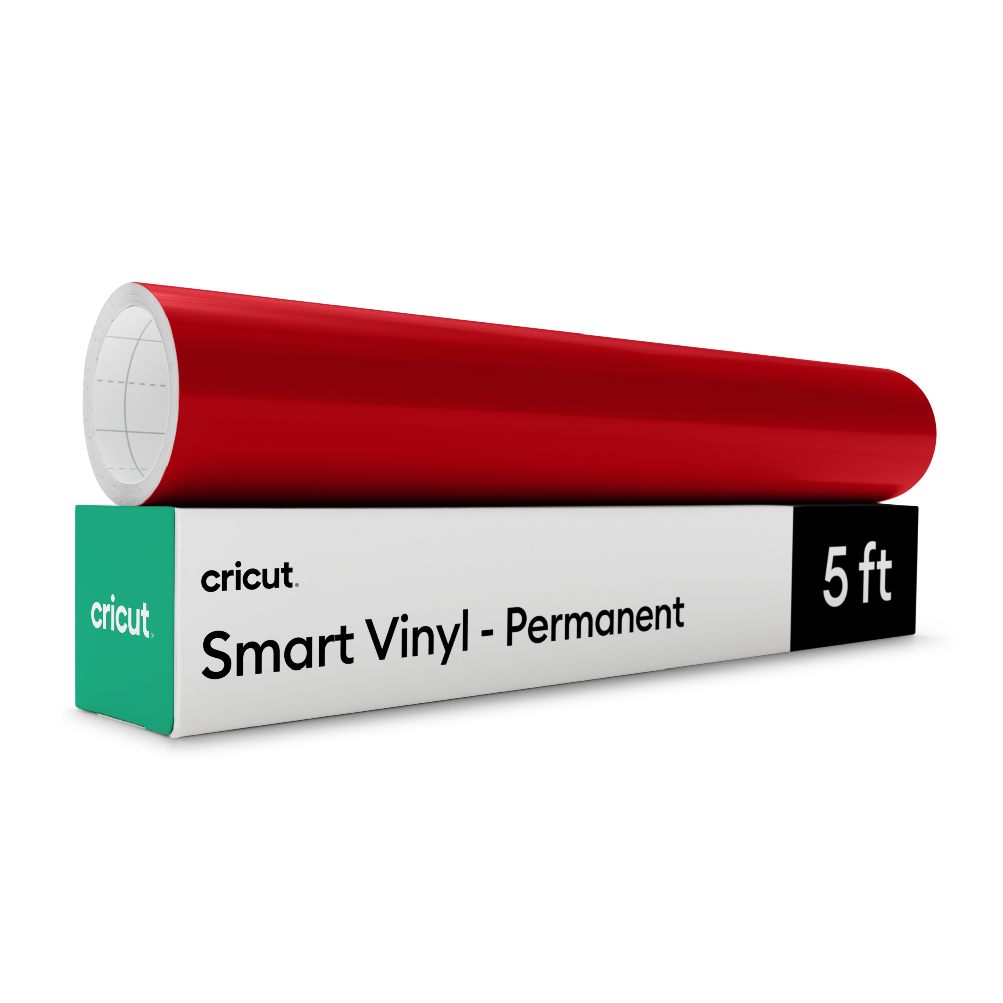 Smart Vinyl – Permanentes Vinyl Ohne Schneidematte (1,5 M / 5 Fuß), Rot