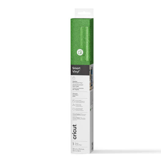 Smart Vinyl&trade; &ndash; permanentes Schimmer-Vinyl ohne Schneidematte (33 x 91,4 cm / 13 x 36 Zoll) , Gr&uuml;n