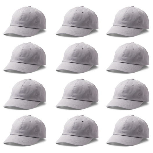 Cricut Ball Cap Hat Blank, Grey (12ct)