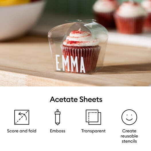 6 Acetatb&ouml;gen, 30&nbsp;x 30&nbsp;cm, transparent