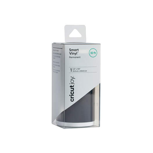 Cricut Joy™ Smart Vinyl™ – Permanent Value Roll (10 ft), Black
