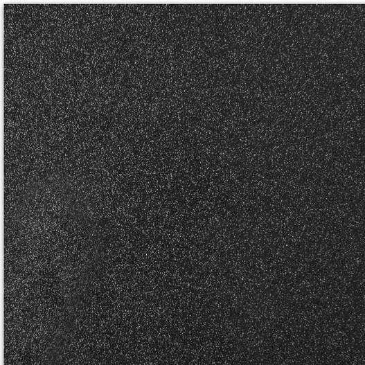 Smart Iron On&trade; Glitter Matless Heat Transfer Vinyl (3 ft), Black
