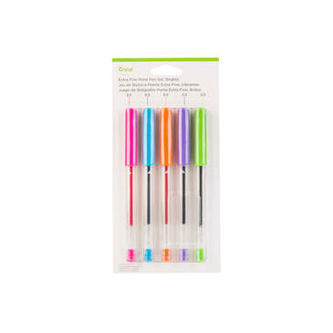 Kit de stylos à pointe extra fine, Brillants (5 unités)