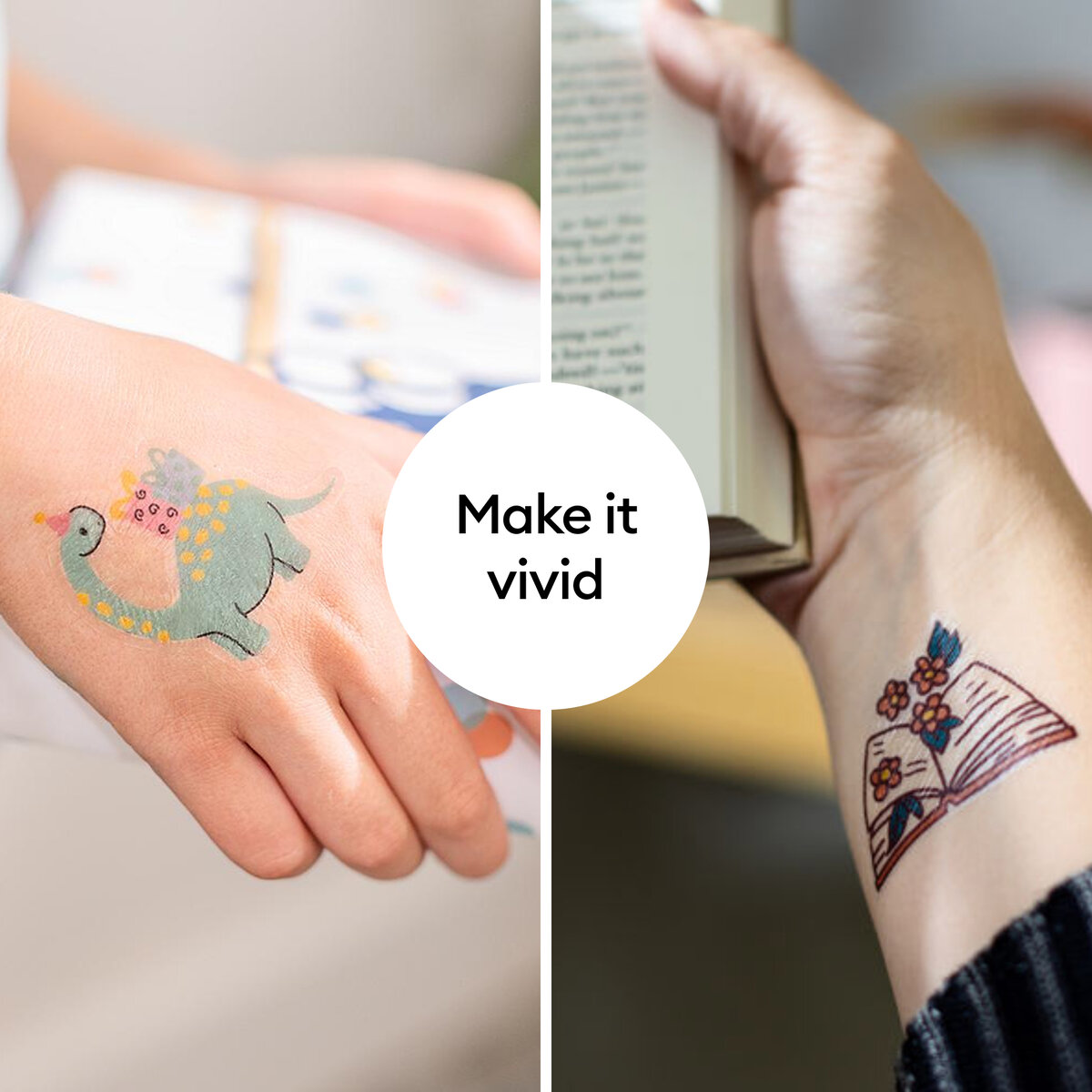 Creating a custom temporary tattoo with Cricut printable sheets