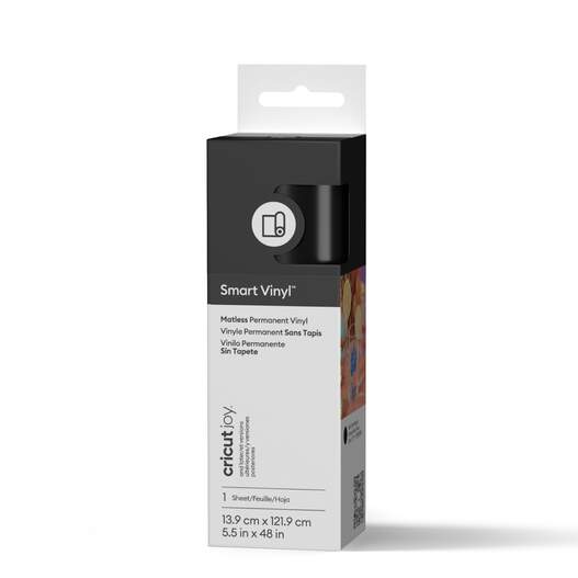 Cricut Joy&trade; Smart Vinyl&trade; Matless Permanent Vinyl, Black