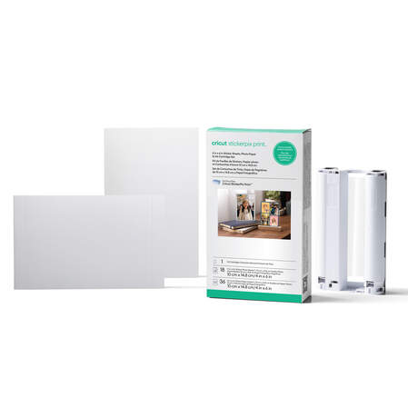 Cricut StickerPix Print&trade; Sticker Sheets, Photo Paper & Ink Cartridge Set (54 Prints)
