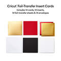 Foil Transfer Insert Cards, Royal Flush Sampler - S40 (14 ct)