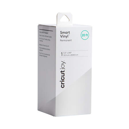 Cricut Joy™ Smart Vinyl™ – Permanent Value Roll (20 ft), White Cricut Joy™ Smart Vinyl™ – Permanent Value Roll (20 ft), White