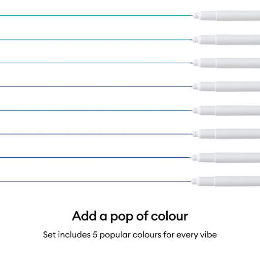 Infusible Ink&trade;-Stifte (0,4), Standardfarben (5 St&uuml;ck)