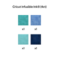 Patterned Infusible Ink&trade; Transfer Sheets, Distressed Cool Water