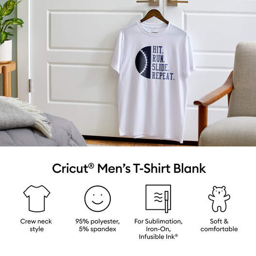 Men&rsquo;s T-Shirt Blank, Crew Neck (2ct)