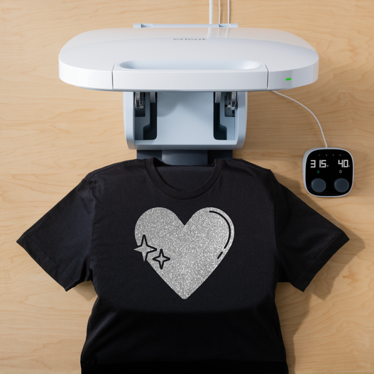 Smart Iron-On, Glitter, Silver 12 ft