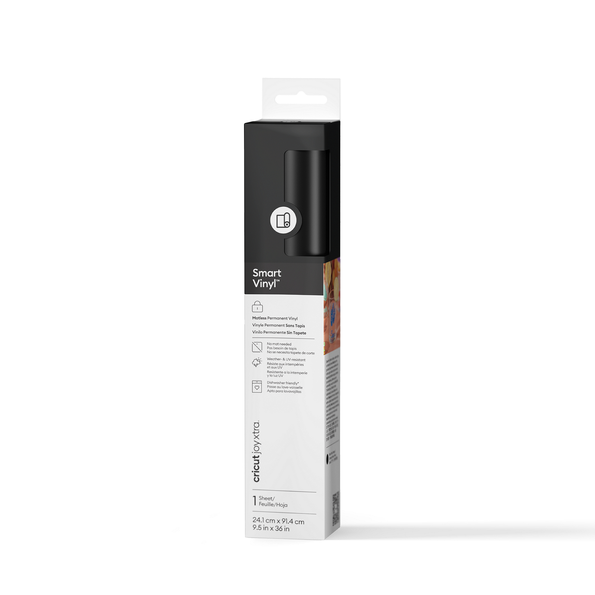 Cricut™ Joy Xtra™ Smart Vinyl™ | Permanent (3 ft) | Black