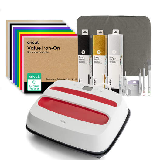 Cricut EasyPress&trade; SE &ndash; 12 in x 10 in + Everything Iron-On Bundle