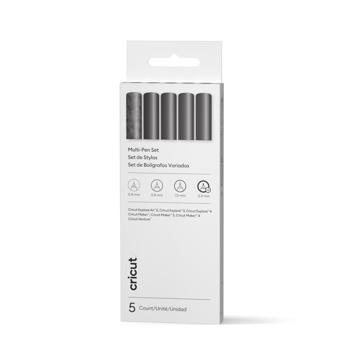 Cricut Multi Pen Set | Black | 5 Count