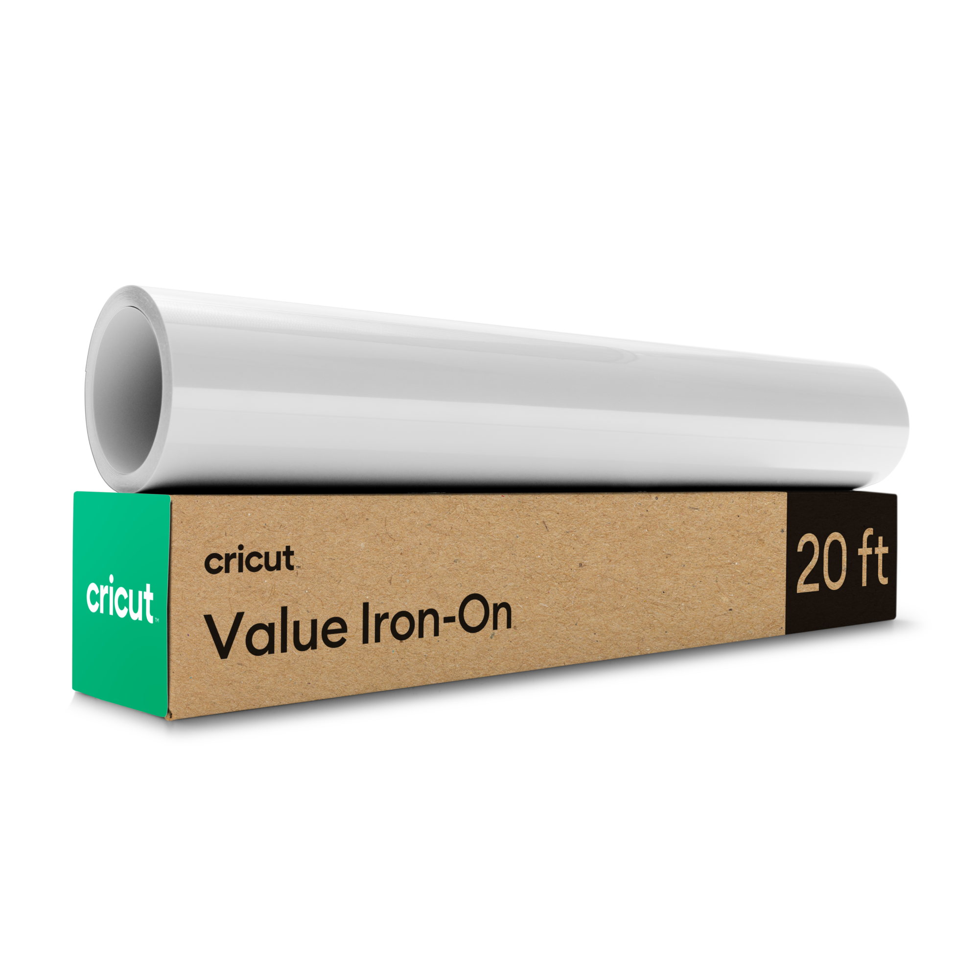 Iron-On Im Vorteilspack, 30,5 Cm X 6 M (12 Zoll X 20 Fuß), Weiß