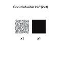Gemusterte Infusible Ink&trade; Transferb&ouml;gen, Schwarze Pflanzen