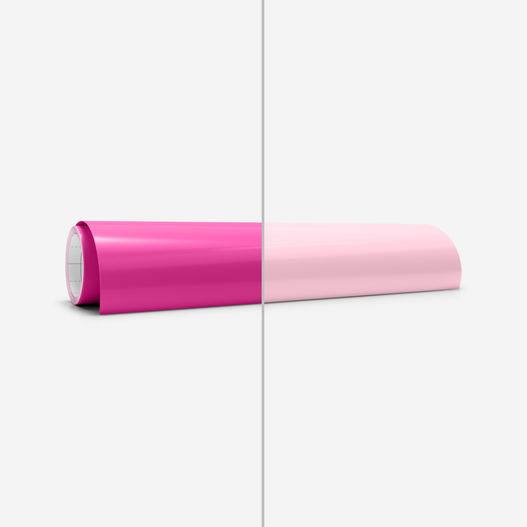 Heat-Activated, Colour-Changing Vinyl – Permanent, Magenta - Light Pink