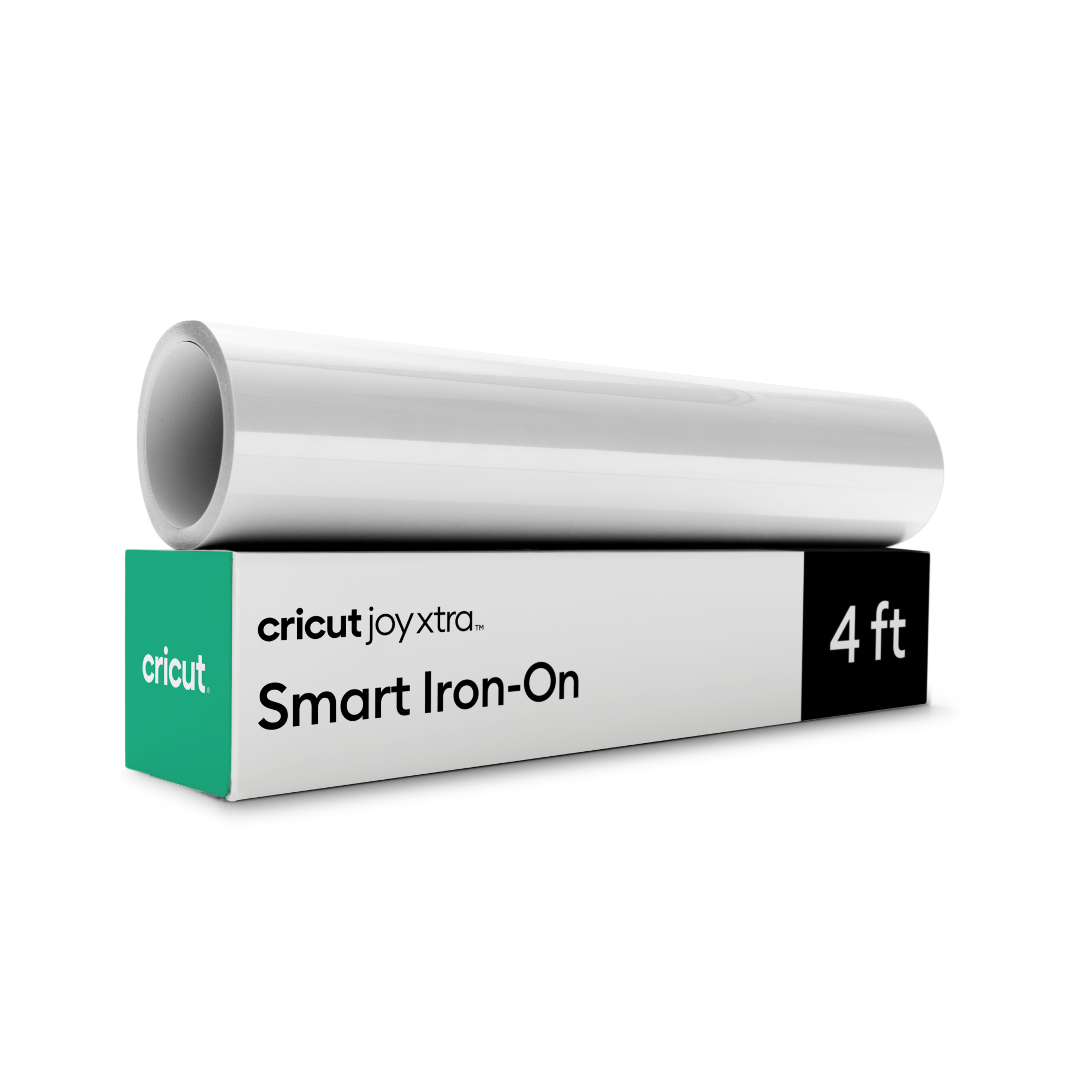 Cricut Joy Smart Iron-On Bügelfolie Ohne Schneidematte (14 Cm X 1,8 M – 5,5 Zoll X 6 Fuß), Weiß | White