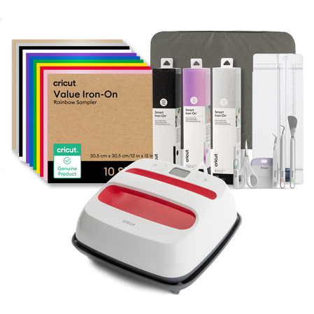 Cricut EasyPress&trade; SE 22,5 cm x 22,5 cm + pack complet Thermocollant