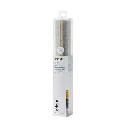 Glitter Iron-On Sampler, Basics (12in)