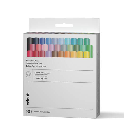 Cricut Joy&trade; Permanent Fine Point Pens 0.4 mm, Ultimate (30 ct)