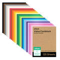 Papier cartonn&eacute; &eacute;conomique, collection Rainbow &ndash; A4 (125 unit&eacute;s)