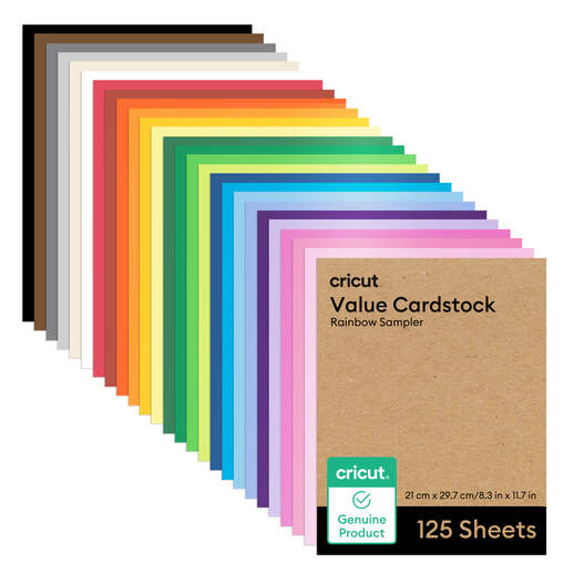 Papier cartonn&eacute; &eacute;conomique, collection Rainbow &ndash; A4 (125 unit&eacute;s)