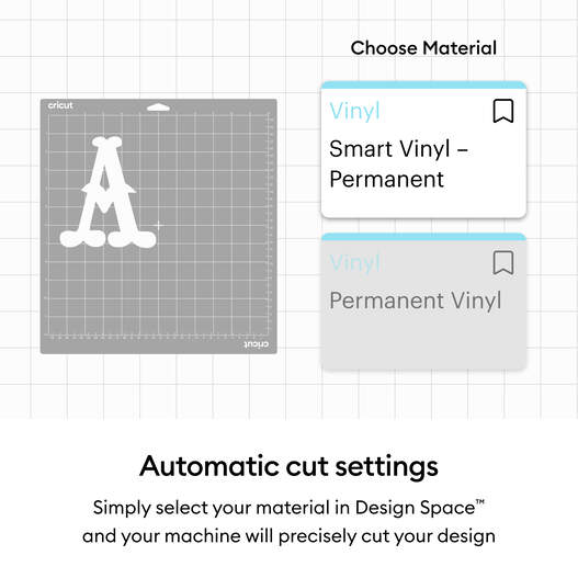 Cricut Joy&trade; Smart Vinyl&trade; permanentes Vinyl ohne Schneidematte, Minze