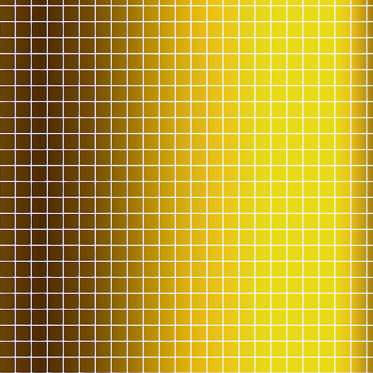 Metallic IronOn Mosaic Squares Sampler, Classics