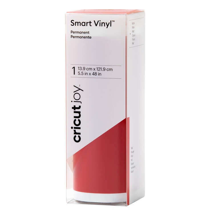 Cricut Joy™ Smart Vinyl™ – Permanent, Red Cricut Joy™ Smart Vinyl™ – Permanent, Red