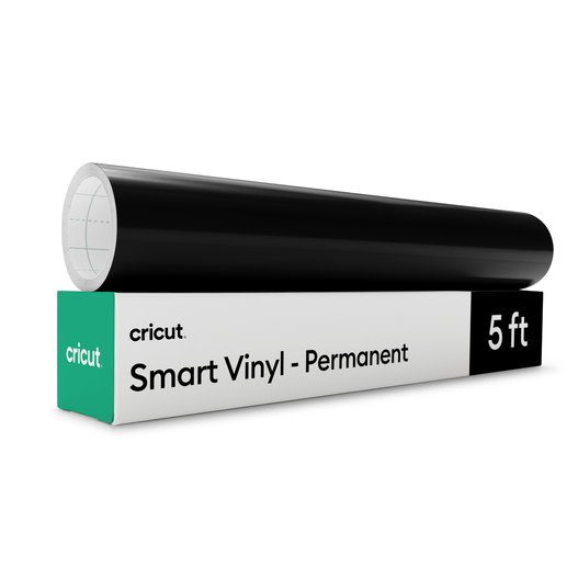 Smart Vinyl™ Matless Permanent Vinyl (1.5m / 5 ft), Black