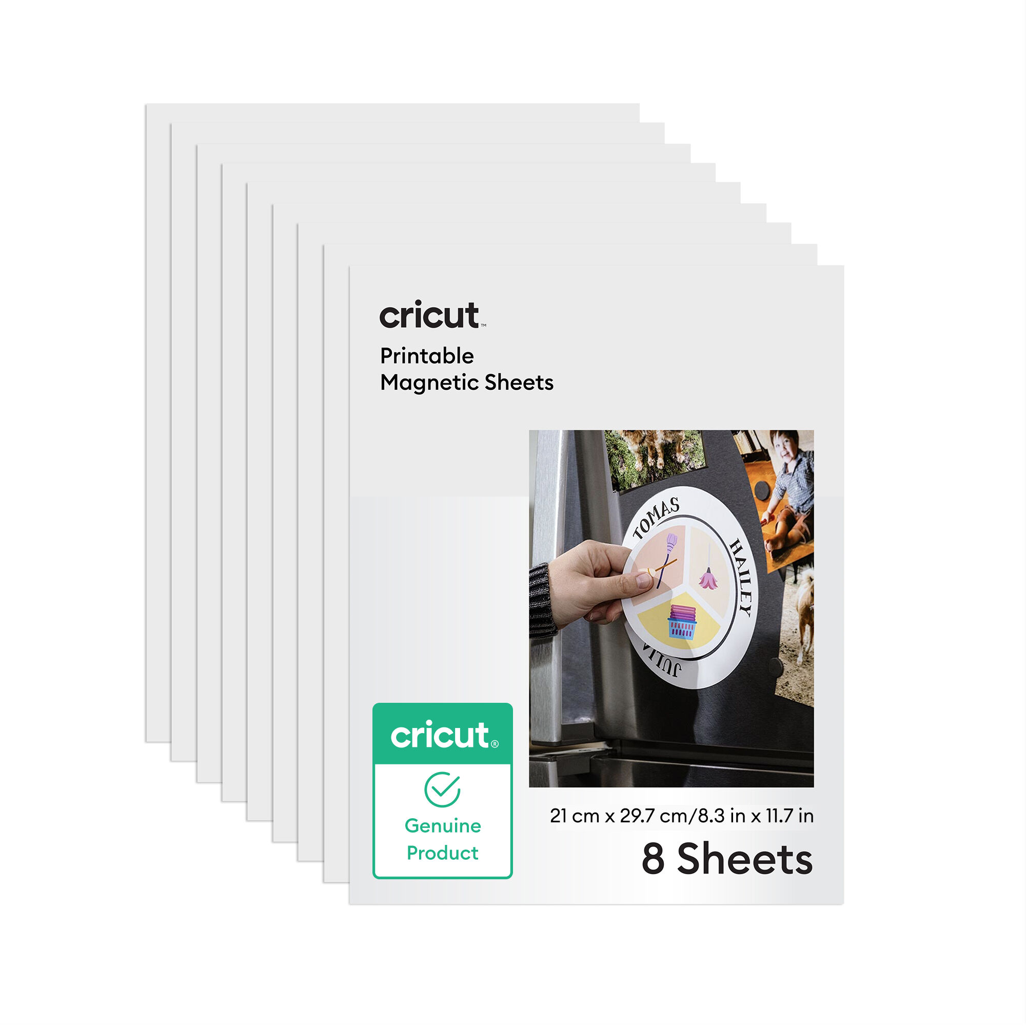 Cricut Printable Magnet Sheets – A4 | 8 Count | White