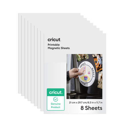 Printable Magnet Sheets &ndash; A4 (8 ct), White