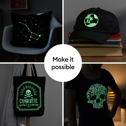 Thermocollant phosphorescent