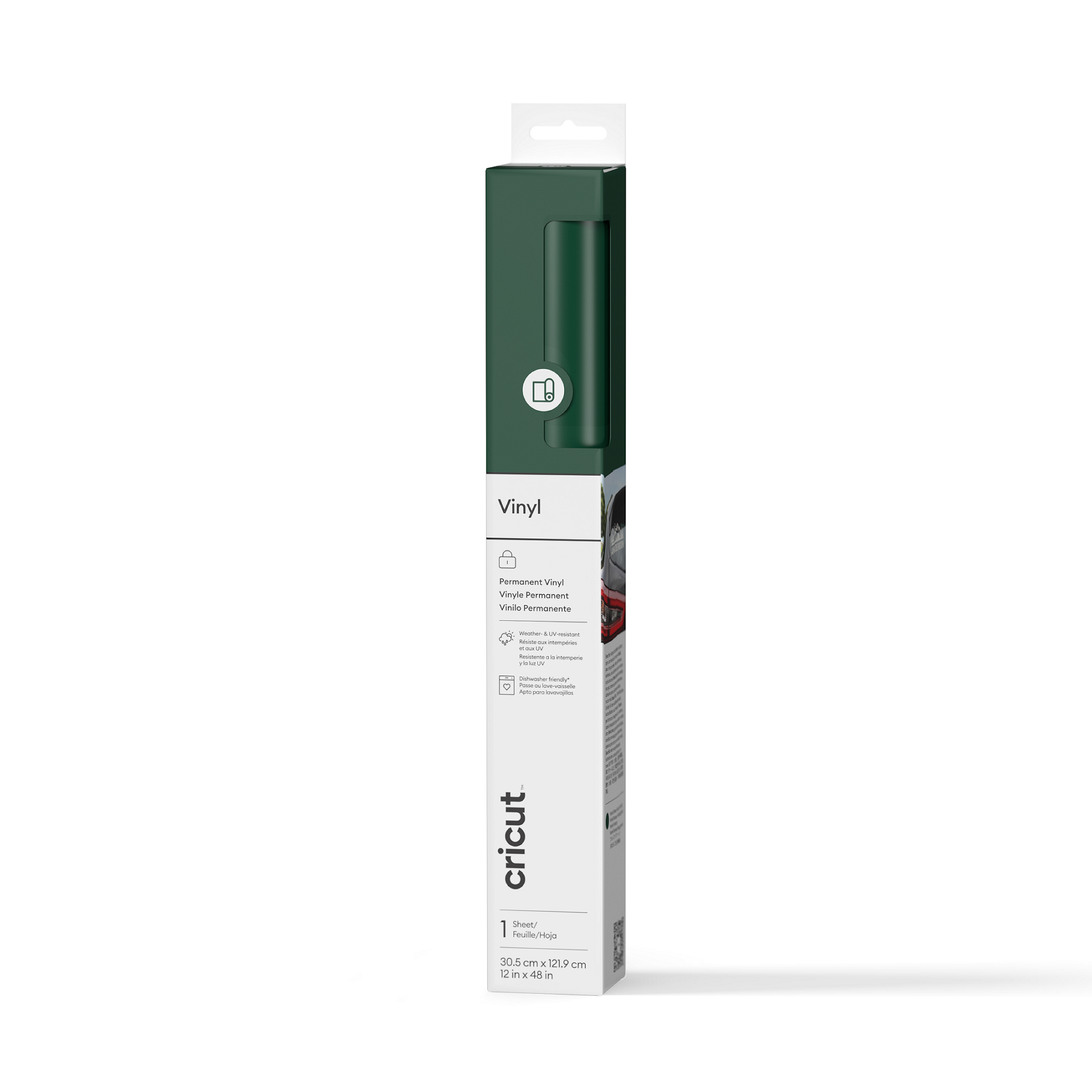 Cricut™ Vinyl | Permanent (4 ft) | Forest Green | Forest | Green